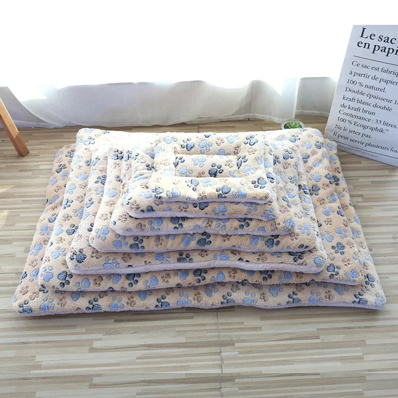 Short Plush Bed Mats