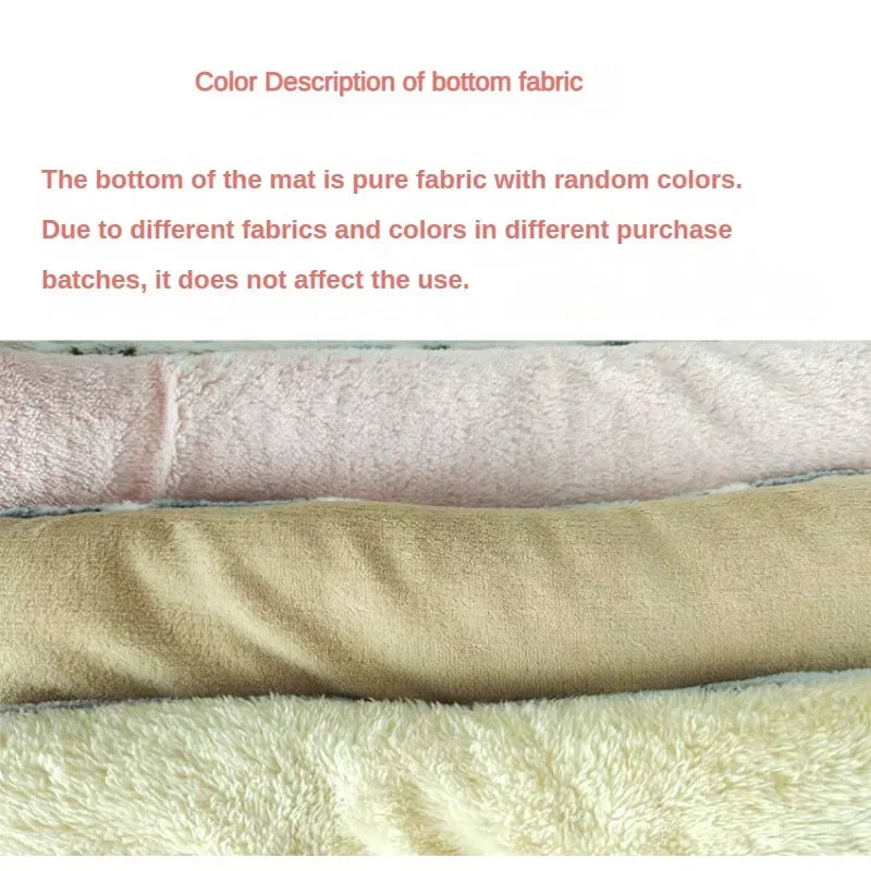 Short Plush Bed Mats