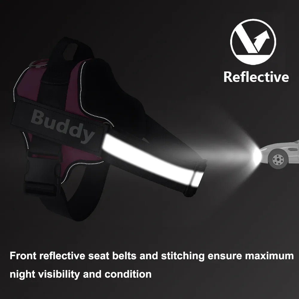 NO PULL Reflective Harness