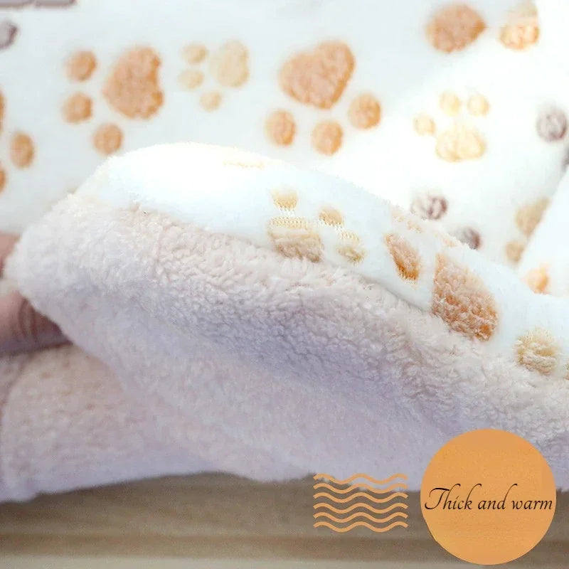 Short Plush Bed Mats
