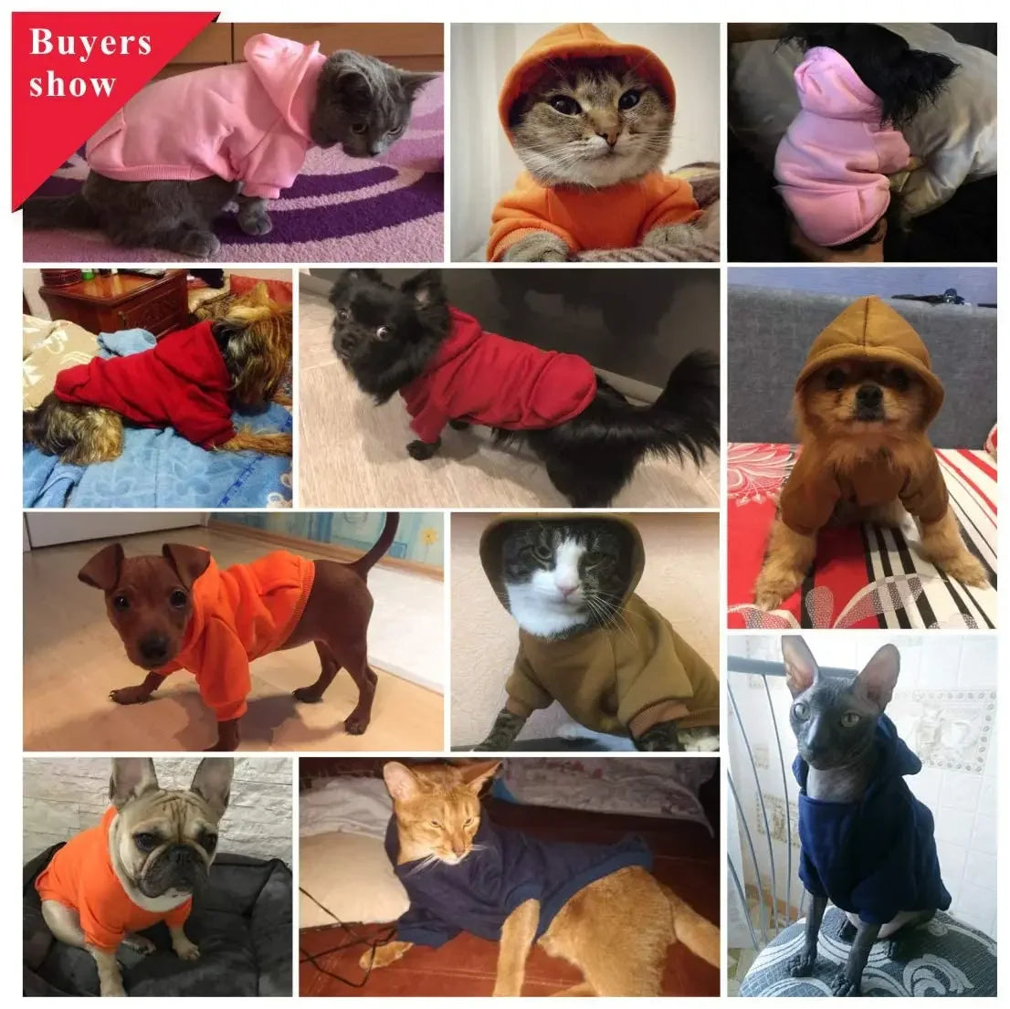 Warm Hoodies for Small Dogs