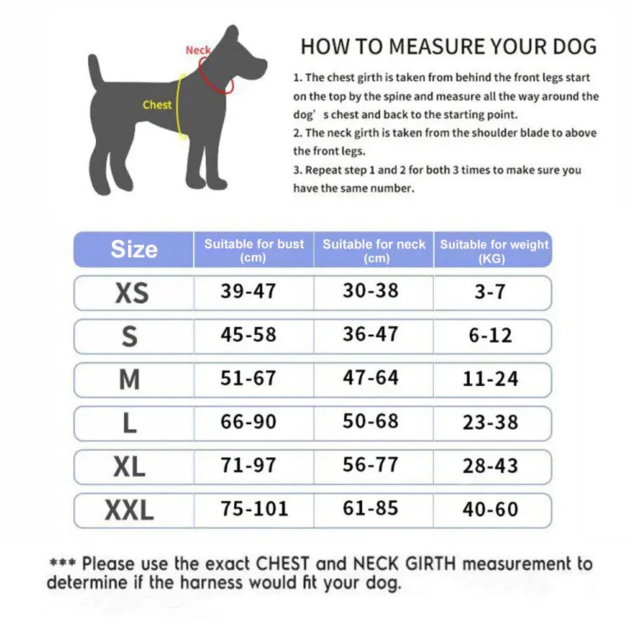 NO PULL Reflective Harness